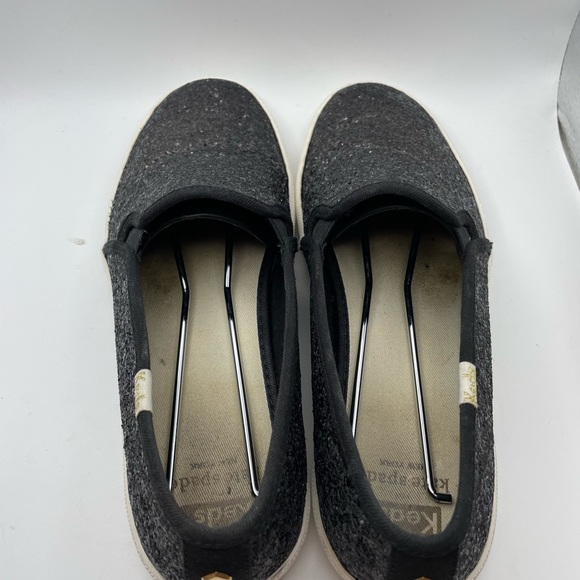 Keds x Kate Spade black sparkly loafers women’s 8 - Picture 6 of 9